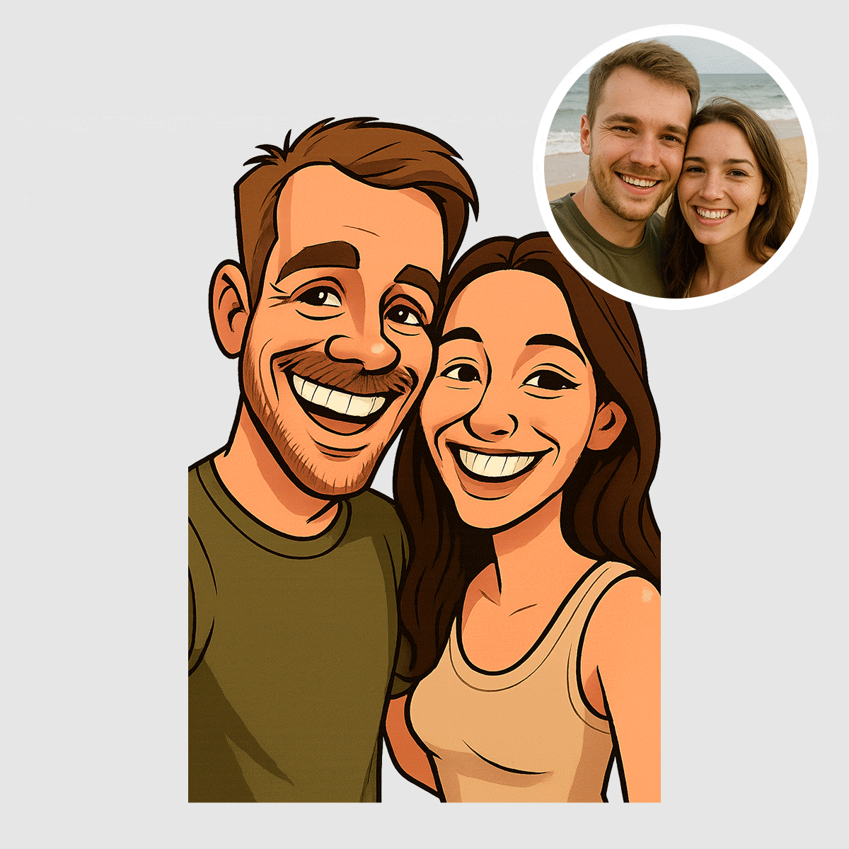 Karikatura z vlastní fotky