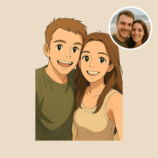 Ghibli efekt z vlastní fotky