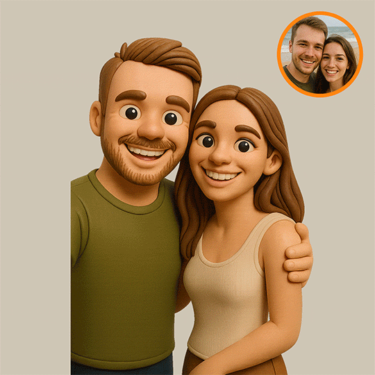 3D plastelína z vlastní fotky