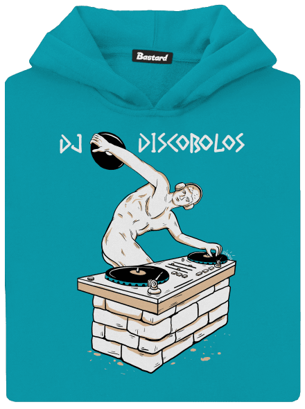 DJ Discobolos dětská mikina klokanka Hawaiian Blue