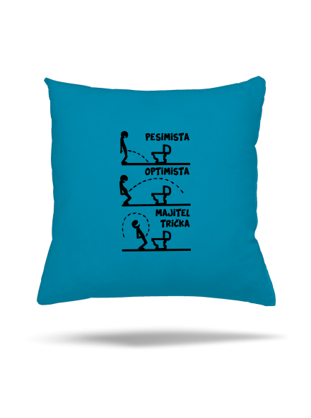 Optimista polštář Blue Turquoise