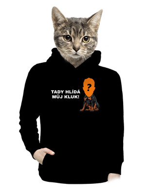 Tady hlídám já dámská mikina klokanka Black