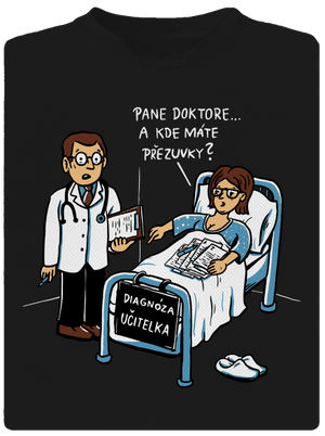 Diagnóza učitelka pánské sportovní tričko Black