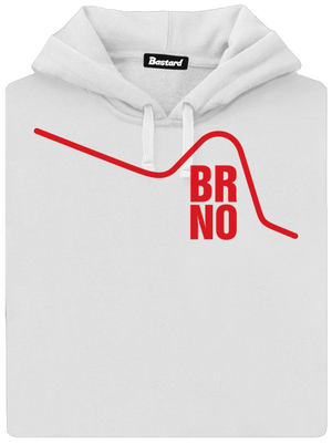 Brno dámská mikina klokanka White