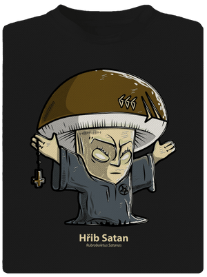 Hřib Satan pánské sportovní tričko Black