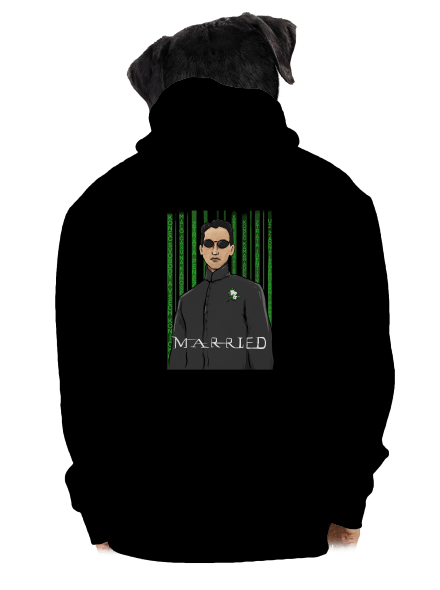Neoženich pánská mikina na zip Black