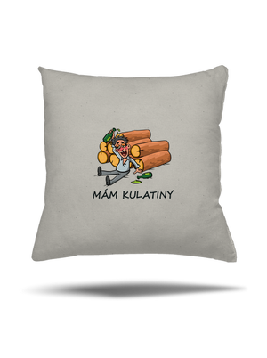 Mám kulatiny polštář Stracciatella