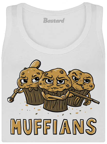 Muffians dámské tílko klasické White