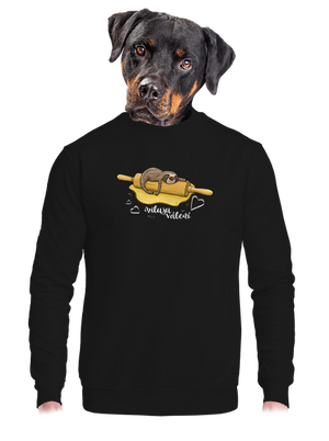 Miluju válení unisex mikina bez kapuce Black