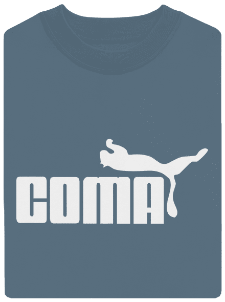 Coma unisex mikina bez kapuce Nordic Blue