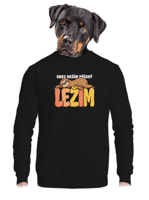 unisex mikina bez kapuce