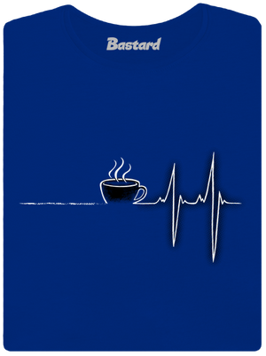 Coffee help dámské tričko Royal Blue Mal