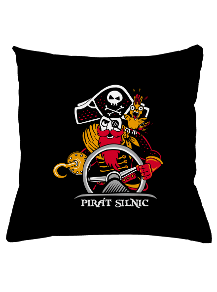 Pirát silnic polštář Black