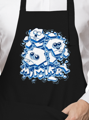 Ledové mimikry zástěra Black