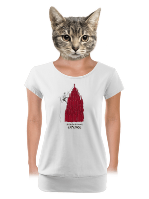 dámské tričko s lemem