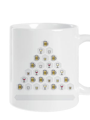 Obrázkový alko kvíz a fix klasický hrnek White