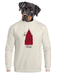 unisex mikina bez kapuce