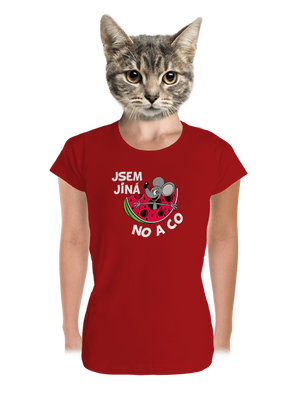 Jsem jiná dámské tričko premium Red Mal