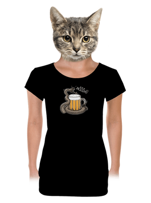 dámské tričko s lemem