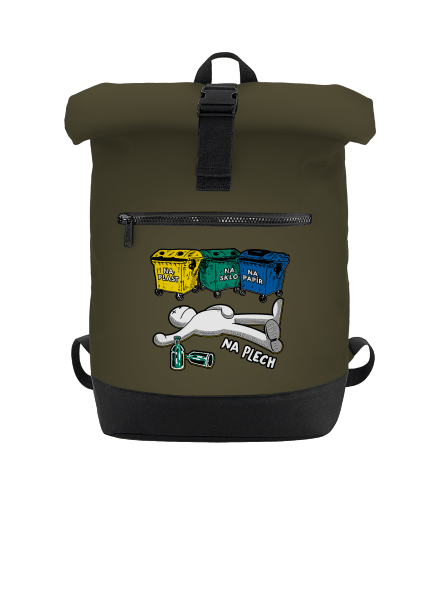 Tříděný odpad batoh Military Green
