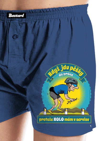 Závislost na kole pánské trenky Blue