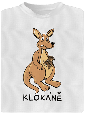 Klokáně dětské sportovní tričko White