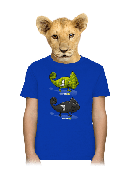 Zapnuto vypnuto dětské tričko Royal Blue