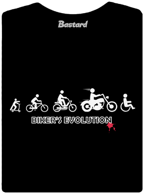 Bikers evolution dámské tričko Black