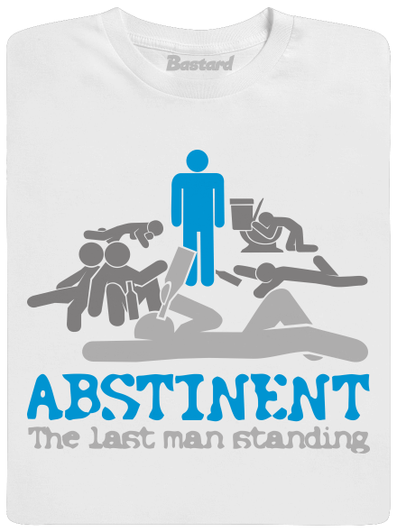 Abstinent pánské tričko White