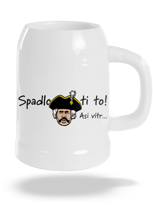 Spadlo ti to půllitr White