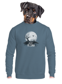 unisex mikina bez kapuce