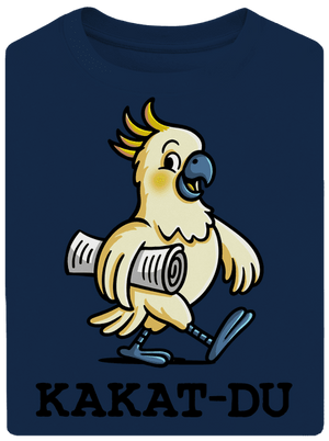 Kakat-du unisex tričko oversized Midnight Blue