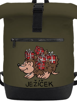 Ježíček batoh Military Green