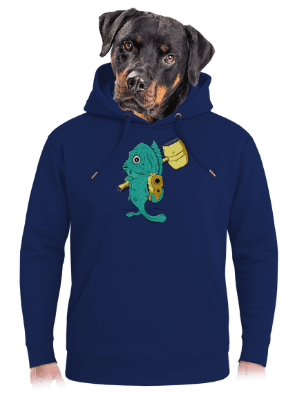 Poslední štědrovečerní unisex mikina premium Navy