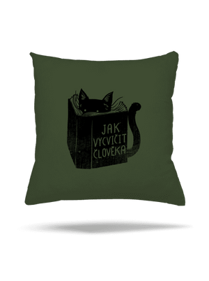 Povinná četba polštář Olive Green