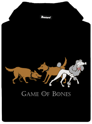 Game of Bones dámská mikina klokanka Black