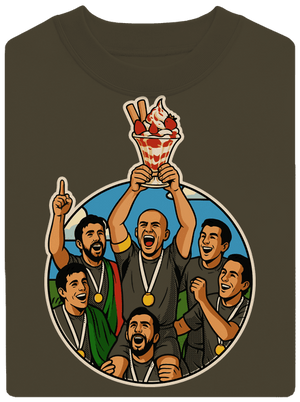 Pohár unisex mikina bez kapuce Urban Khaki