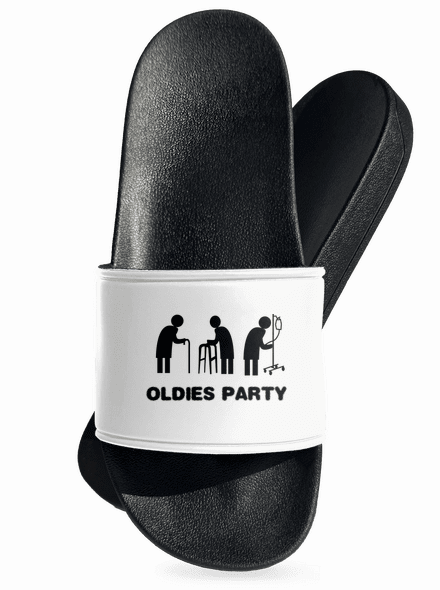 Oldies party pantofle White
