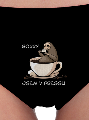 V pressu dámské kalhotky Black