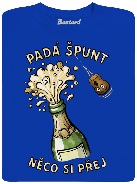 Padá špunt pánské dlouhý rukáv Royal Blue