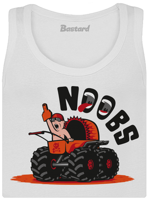 Monster kočárek dámské tílko klasické White