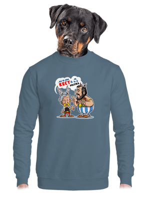 unisex mikina bez kapuce