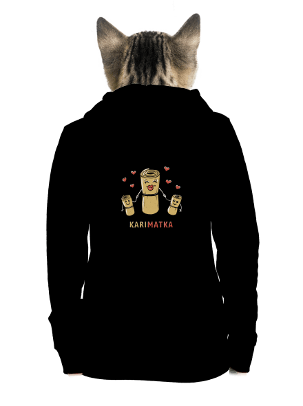 Karimatka dámská mikina na zip Black