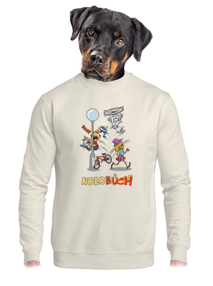 Kolobuch unisex mikina bez kapuce Off White