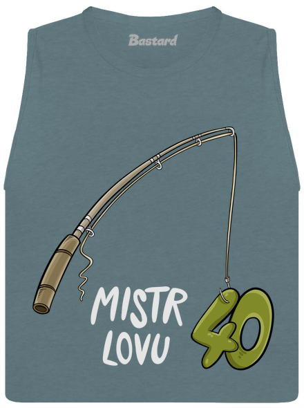 Narozeninový mistr lovu dámské tílko volné Heather Deep Teal