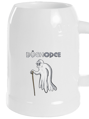 Duch důchodce půllitr White