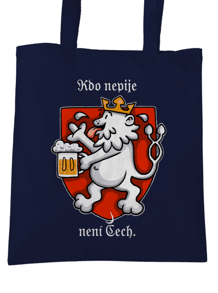 Kdo nepije, není Čech taška French Navy
