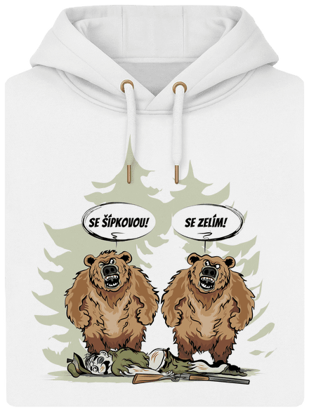 Medvědi unisex mikina premium Snowwhite
