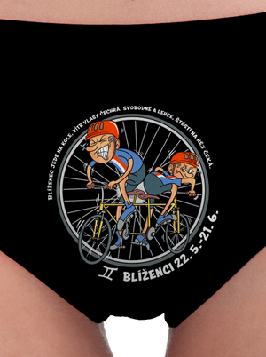 Cyklistický horoskop: Blíženci dámské kalhotky Black