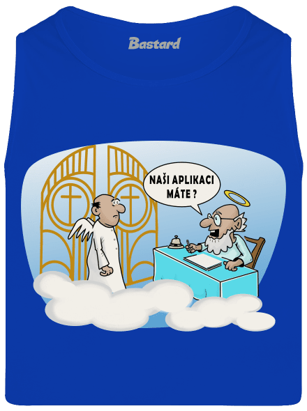 Nebeská aplikace pánské tílko Royal Blue